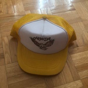 Vintage Honda Trucker Yellow